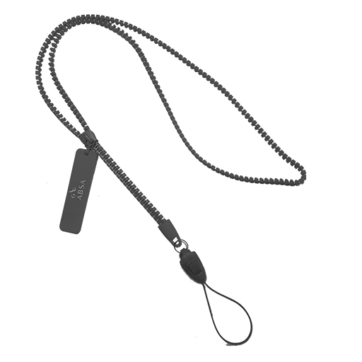 Zipper Lanyard – Black