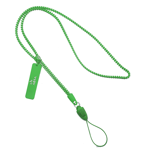 Zipper Lanyard – Green