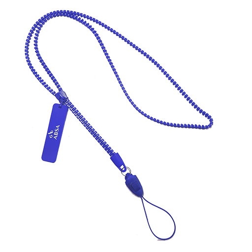 Zipper Lanyard – Royal Blue