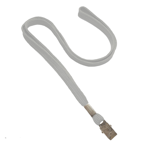 8mm Shoelace Lanyard – White